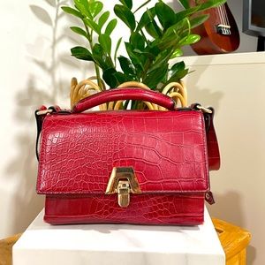 Burgundy Zara small crossbag